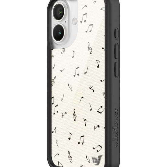 Wildflower iPhone case 16 Love Notes Black Cute