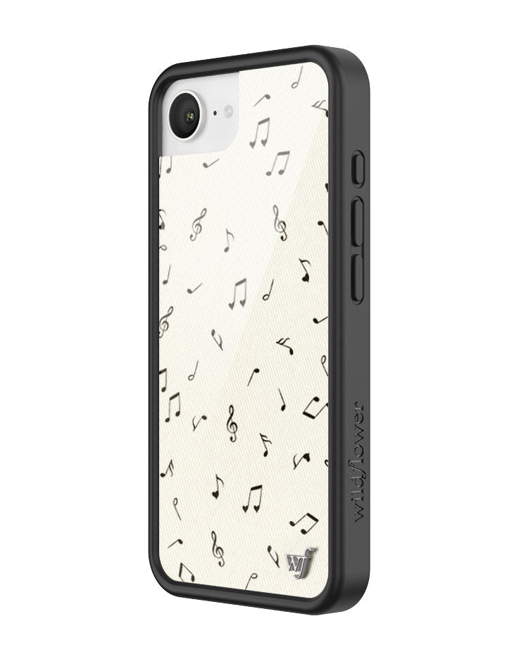Wildflower iPhone case 16e Love Notes Black Cute