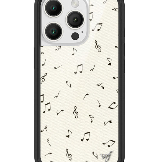 Wildflower iPhone case 16 Pro Love Notes Black Cute