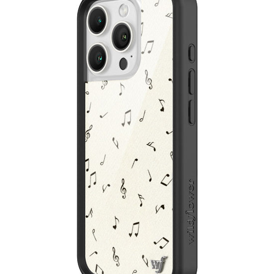 Wildflower iPhone case 16 Pro Love Notes Black Cute