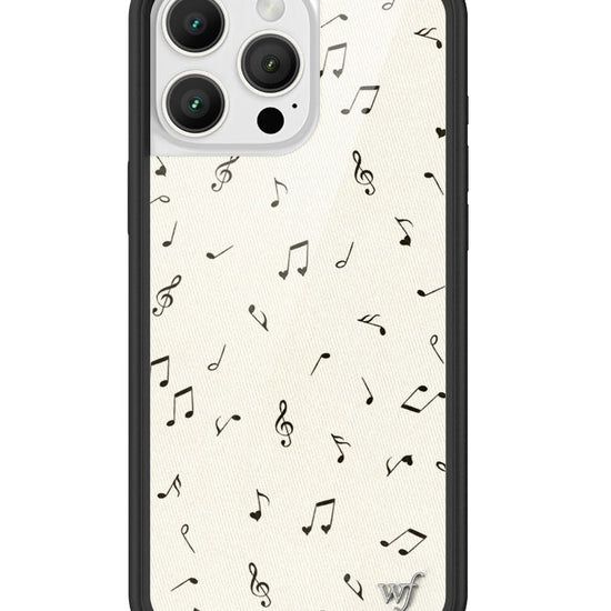 Wildflower iPhone case 16 Pro Max Love Notes Black Cute