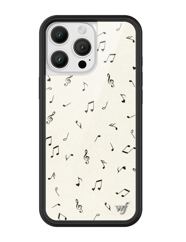 Wildflower iPhone case 16 Pro Max Love Notes Black Cute