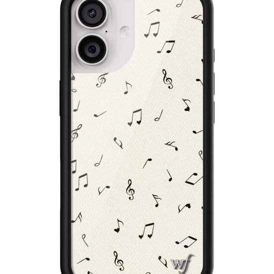 Wildflower iPhone case 17 Love Notes Black Cute