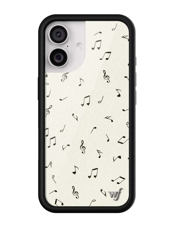 Wildflower iPhone case 17 Love Notes Black Cute