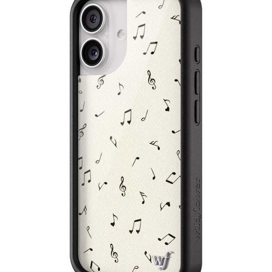Wildflower iPhone case 17 Love Notes Black Cute