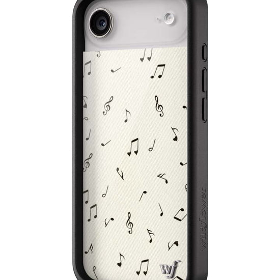 Wildflower iPhone case Air Love Notes Black Cute