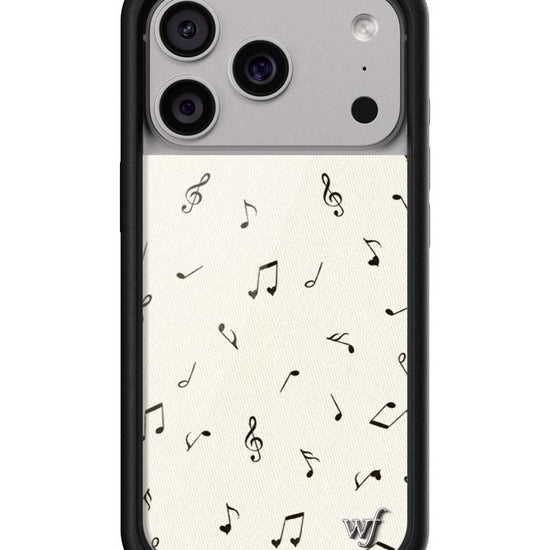 Wildflower iPhone case 17 Pro Love Notes Black Cute