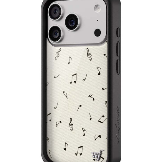 Wildflower iPhone case 17 Pro Love Notes Black Cute