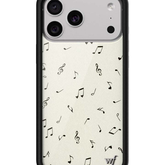 Wildflower iPhone case 17 Pro Max Love Notes Black Cute