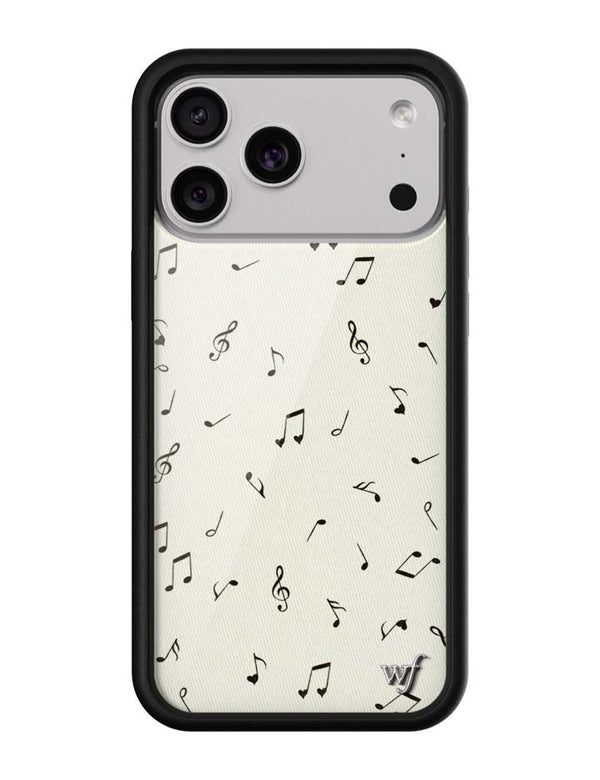 Wildflower iPhone case 17 Pro Max Love Notes Black Cute