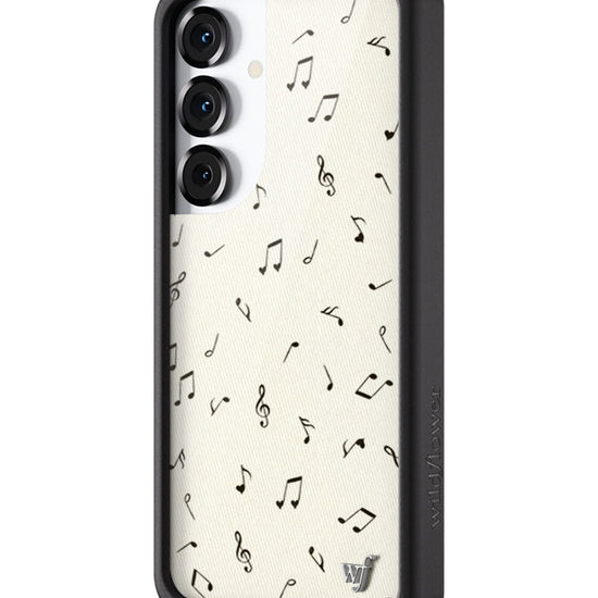 Wildflower Galaxy S25 case Love Notes Black Cute