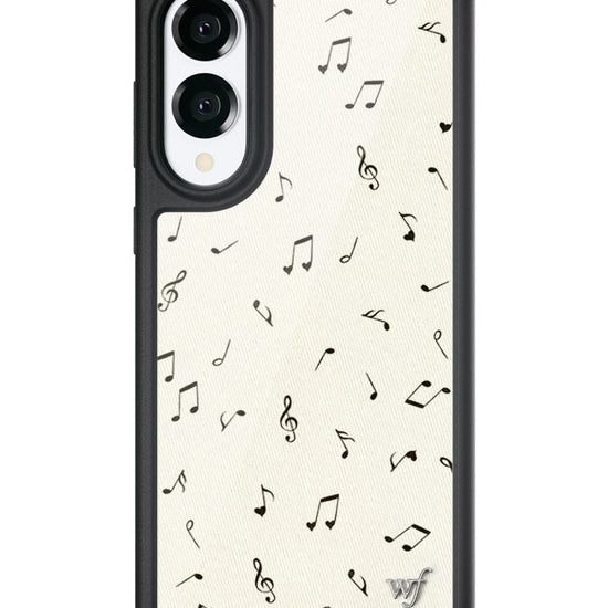 Wildflower Galaxy S25 case Edge Love Notes Black Cute