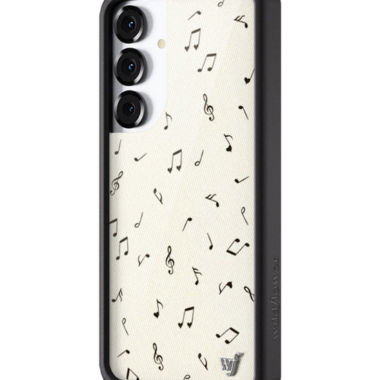 Wildflower Galaxy S25 case Plus Love Notes Black Cute