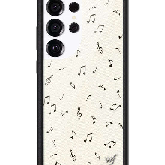 Wildflower Galaxy S25 case Ultra Love Notes Black Cute