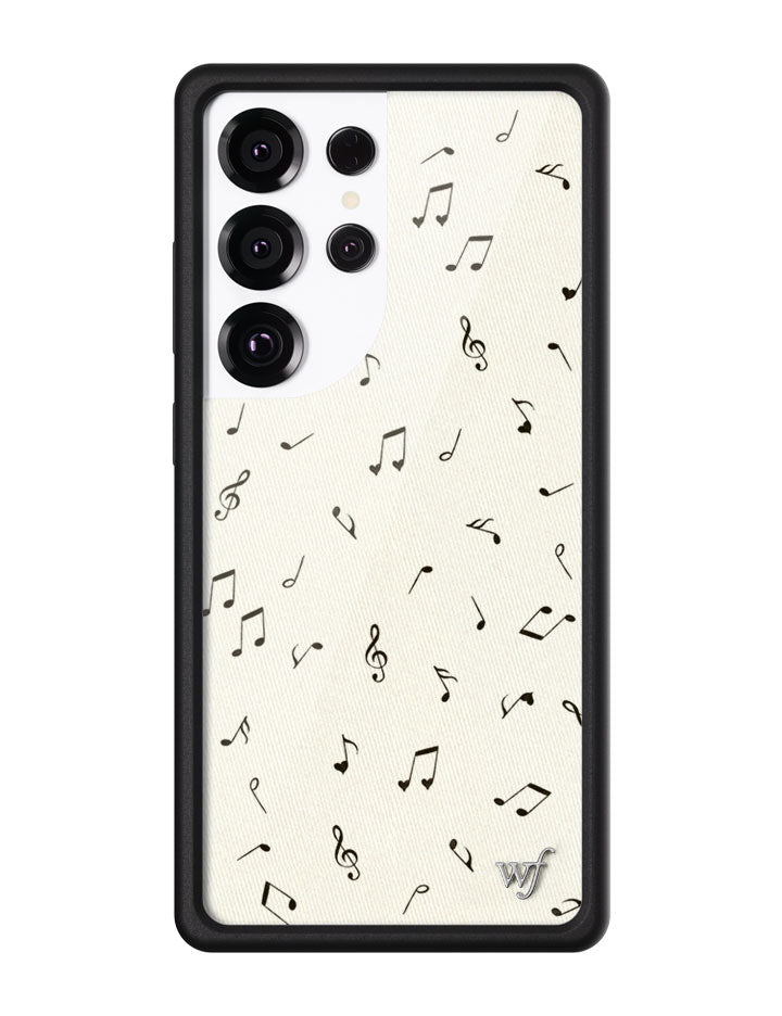 Wildflower Galaxy S25 case Ultra Love Notes Black Cute