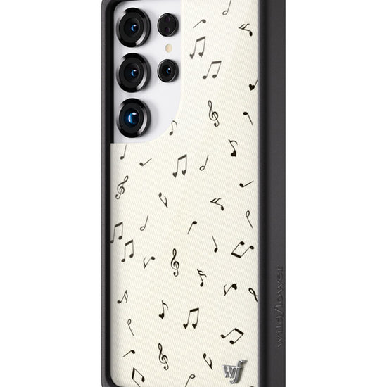 Wildflower Galaxy S25 case Ultra Love Notes Black Cute