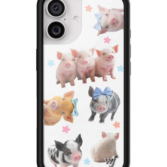 Wildflower iPhone case 17 Little Piggies Animal Pink Cute
