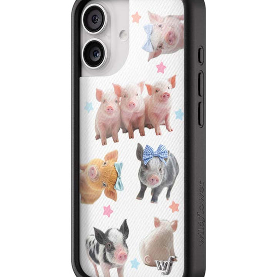 Wildflower iPhone case 17 Little Piggies Animal Pink Cute