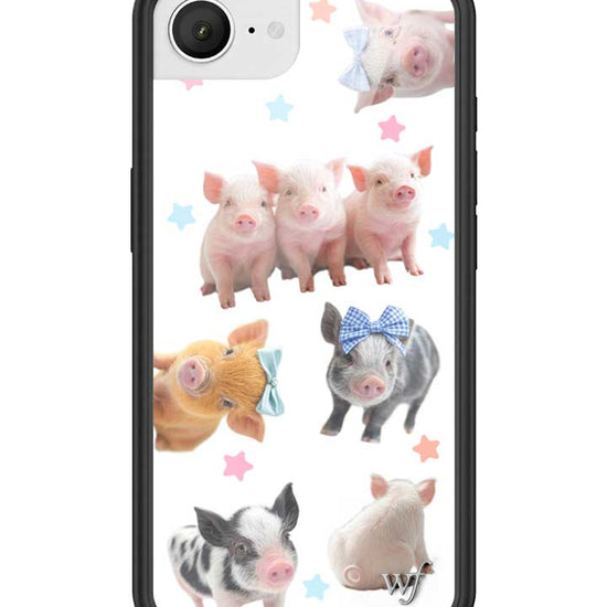 Wildflower iPhone case 17e Little Piggies Animal Pink Cute