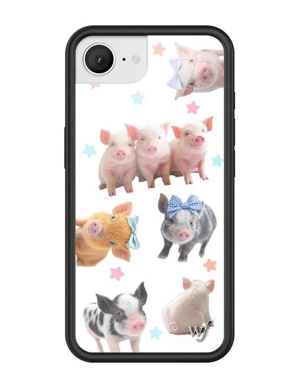 Wildflower iPhone case 17e Little Piggies Animal Pink Cute