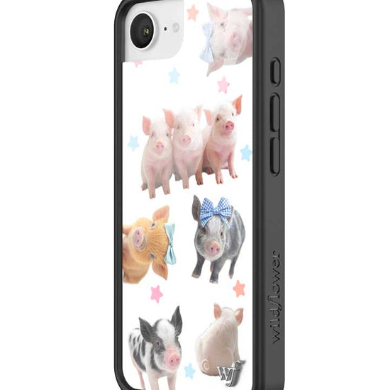 Wildflower iPhone case 17e Little Piggies Animal Pink Cute