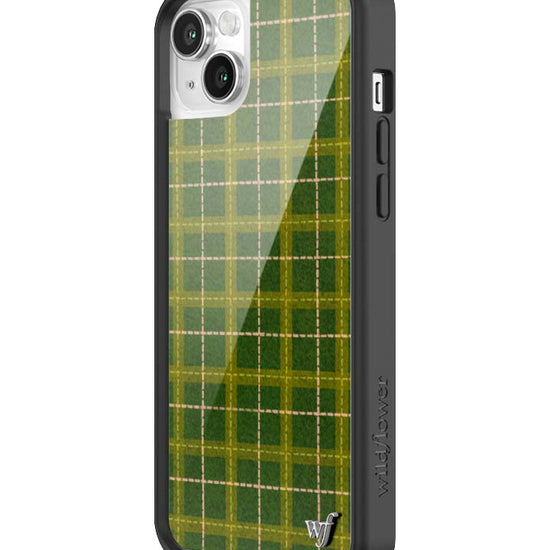 Wildflower iPhone case 13 Olivia Neill Plaid Green Cute