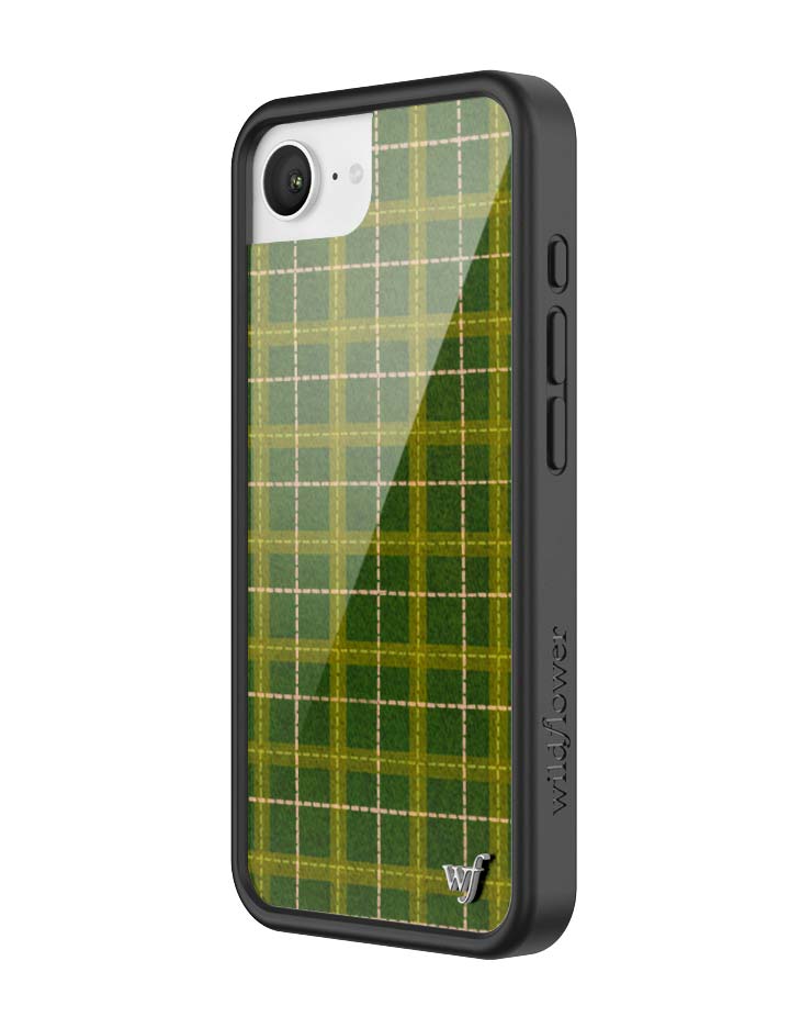 Wildflower iPhone case 16e Olivia Neill Plaid Green Cute
