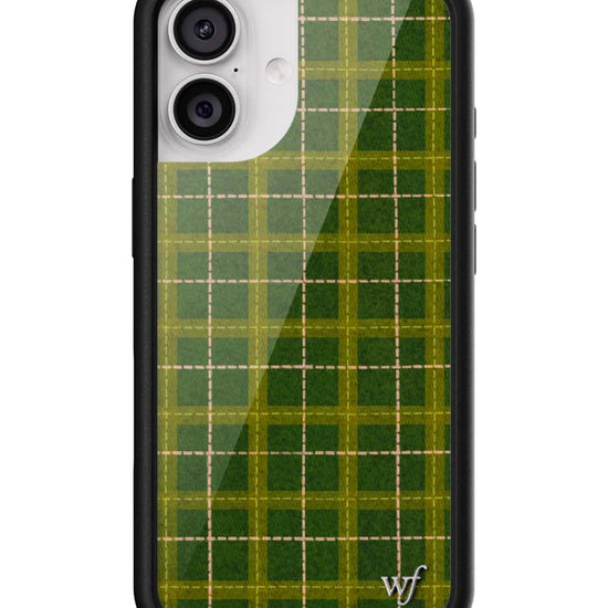 Wildflower iPhone case 17 Olivia Neill Plaid Green Cute