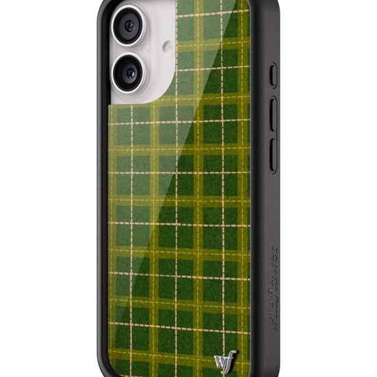 Wildflower iPhone case 17 Olivia Neill Plaid Green Cute