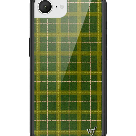 Wildflower iPhone case 17e Olivia Neill Plaid Green Cute