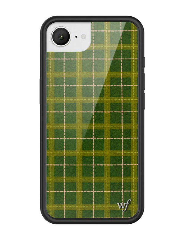 Wildflower iPhone case 17e Olivia Neill Plaid Green Cute