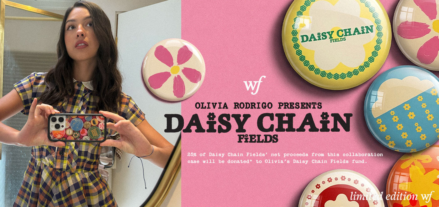 daisy chain fields x wildflower cases release