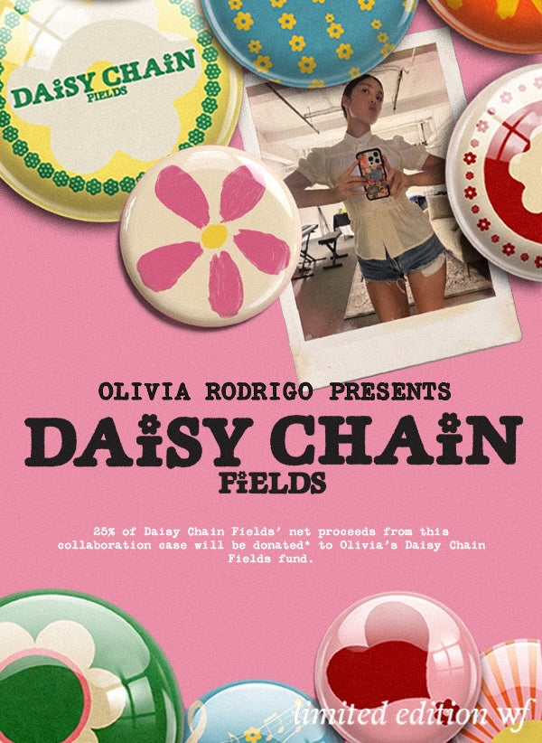 daisy chain fields x wildflower cases release