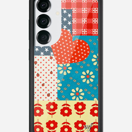 Wildflower Galaxy S25 case Flower Patch Red Cute