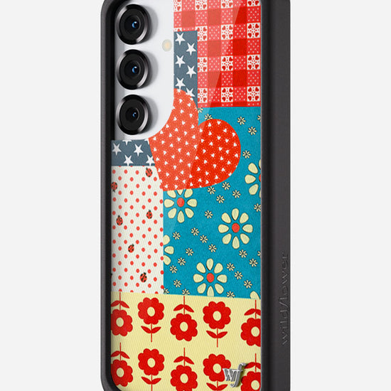 Wildflower Galaxy S25 case Flower Patch Red Cute