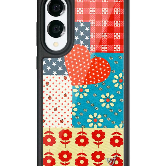 Wildflower Galaxy S25 case Edge Flower Patch Red Cute