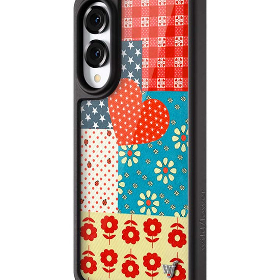 Wildflower Galaxy S25 case Edge Flower Patch Red Cute