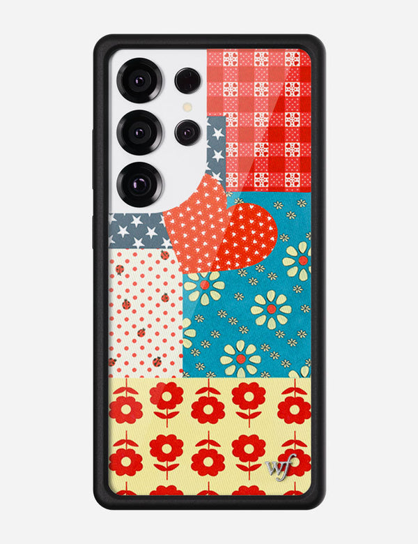 Wildflower Galaxy S25 case Ultra Flower Patch Red Cute
