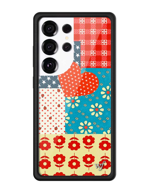 Wildflower Galaxy S25 case Ultra Flower Patch Red Cute