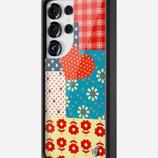 Wildflower Galaxy S25 case Ultra Flower Patch Red Cute