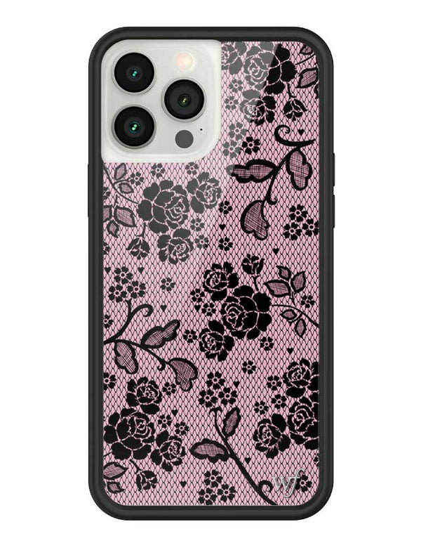 Wildflower iPhone case 13 Pro Max Lace Lover Pink Cute