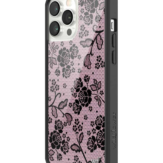 Wildflower iPhone case 13 Pro Max Lace Lover Pink Cute
