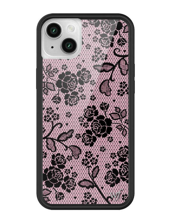 Wildflower iPhone case 14 Lace Lover Pink Cute