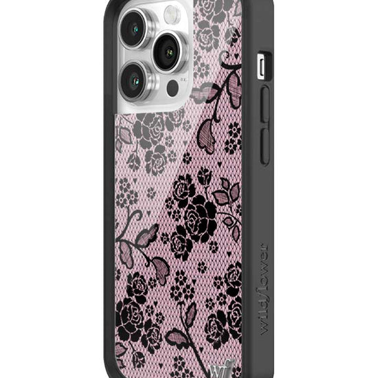 Wildflower iPhone case 14 Pro Lace Lover Pink Cute