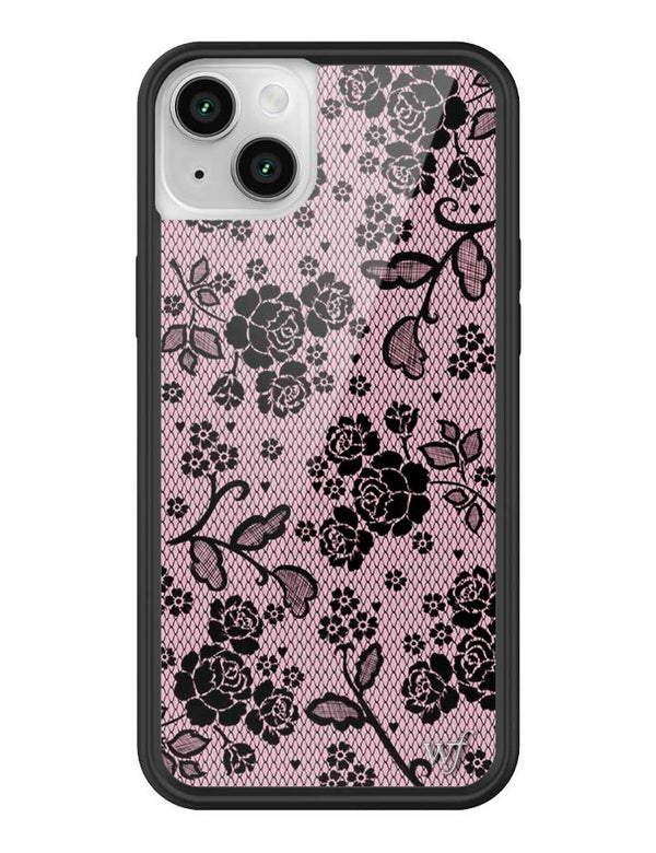 Wildflower iPhone case 14 Plus Lace Lover Pink Cute