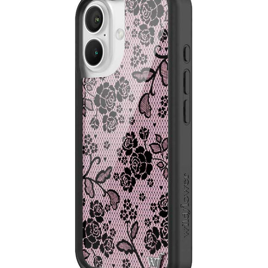 Wildflower iPhone case 16 Lace Lover Pink Cute