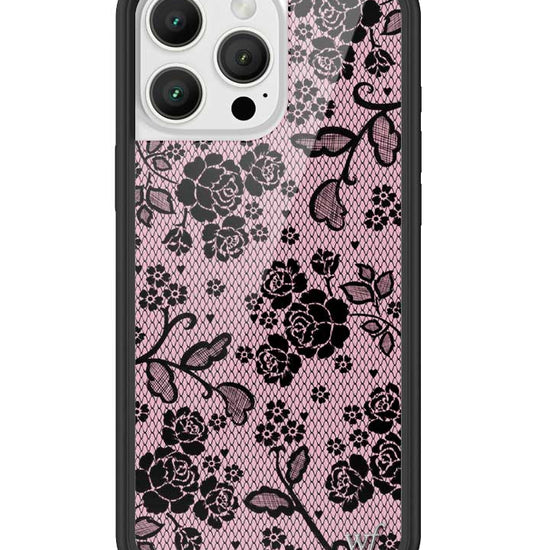 Wildflower iPhone case 16 Pro Max Lace Lover Pink Cute