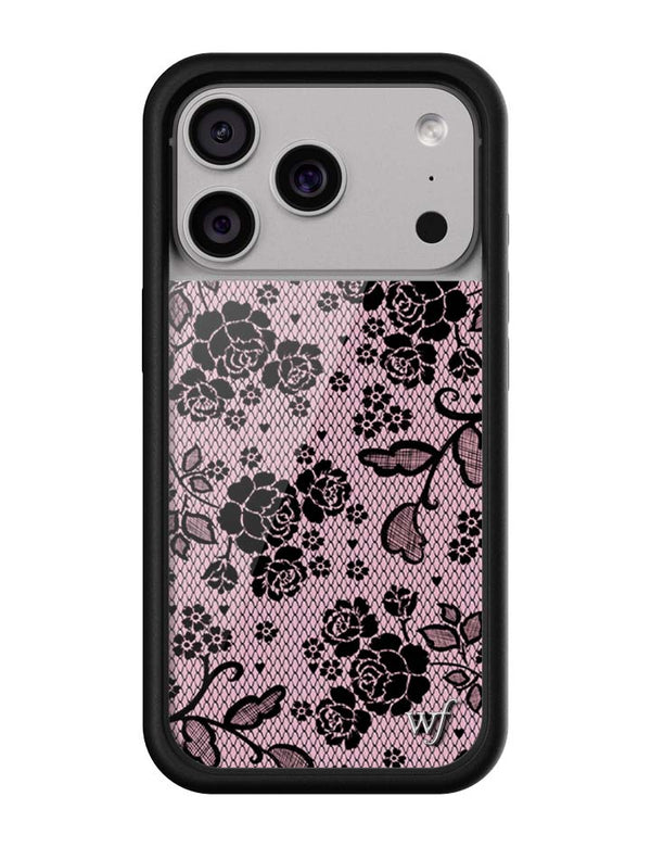 Wildflower iPhone case 17 Pro Lace Lover Pink Cute