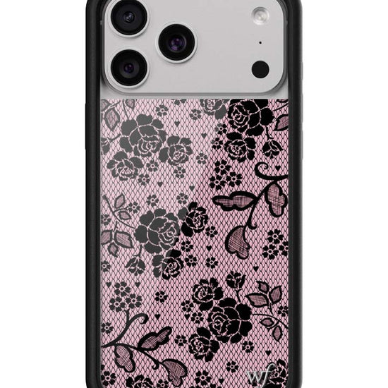 Wildflower iPhone case 17 Pro Max Lace Lover Pink Cute