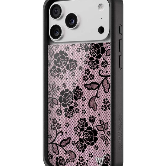 Wildflower iPhone case 17 Pro Max Lace Lover Pink Cute